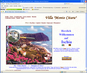 Italien - Ferienwohnungen in einer Villa auf der Insel Ischia - Neapel