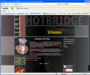 Induktions Adapter Platte "Selas HOTBRIDGE"