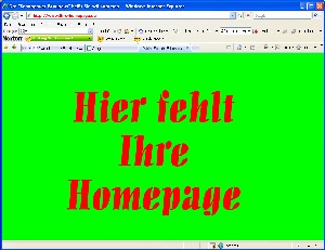 Link zu freie Kapazit&auml;ten f&uuml;r Ihre Internetpr&auml;senz